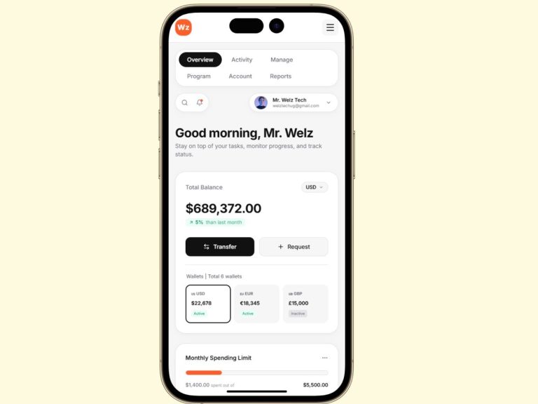 Finance UI/UX